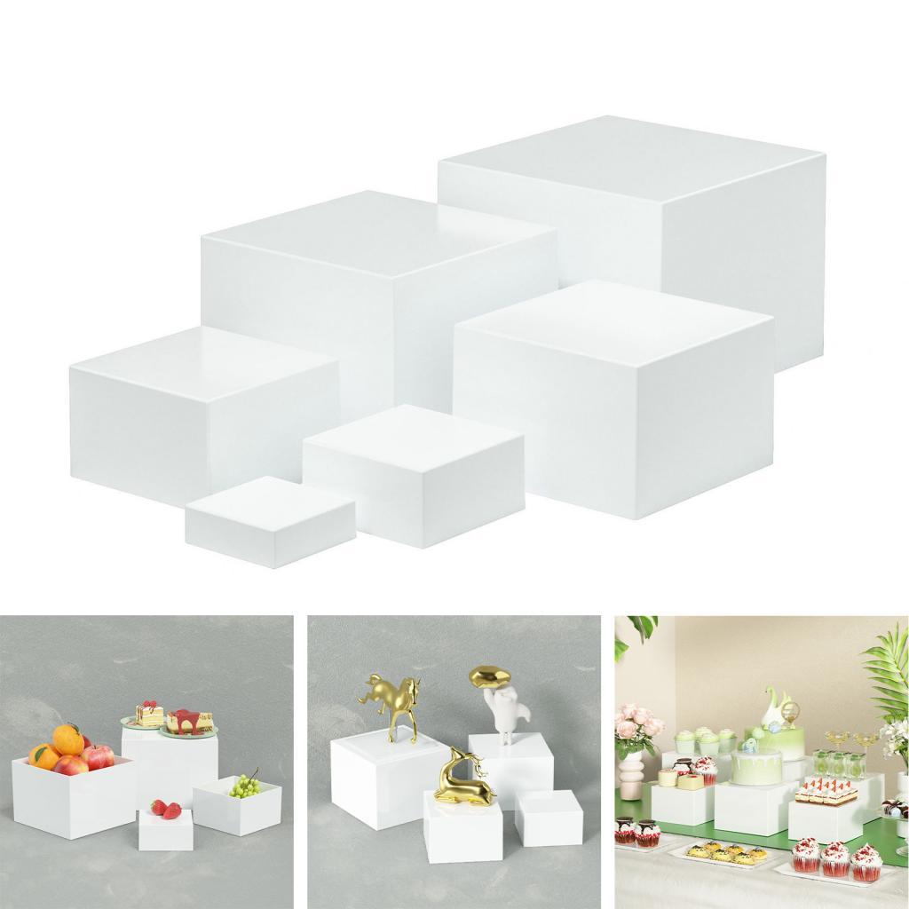 Display Risers Set - Acryl-Buffet-Riser-Set, Mehrteilige Ständer mit Hohlboden zur