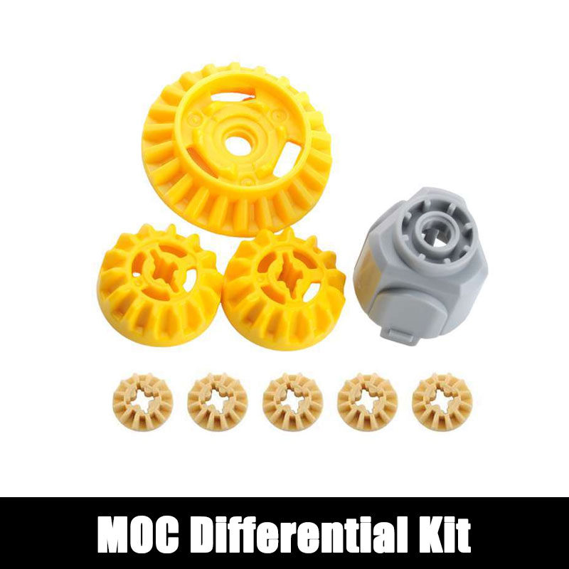 Lego Set Technic - 65414 69761 69762 6589 MOC Differential-Kit