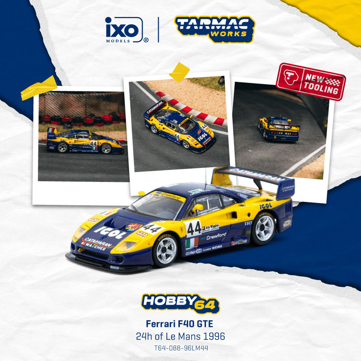 Die Cast Car 1 64 - Auf Lager TW 1:64 Ferrari F40