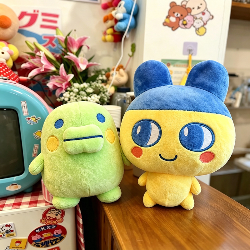 Bandai Model Tamagotchi - Tamagotchi Kuchipatchi Mametchi Plüschpuppen-Set Niedliches Kawaii