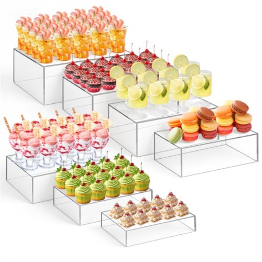 Catering-Desserttisch-Erhöhung – Display Risers Set Bewertung und Preis