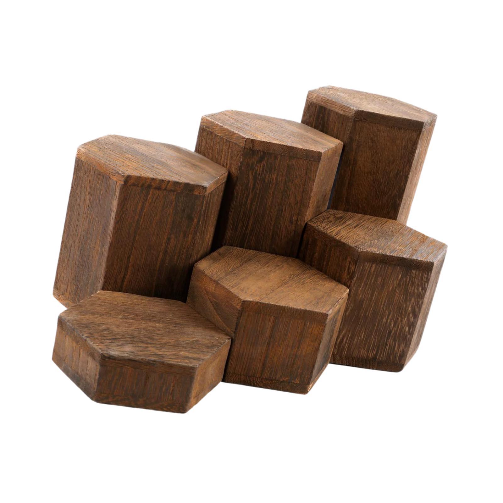 6-teiliges Set aus sechseckige – Display Risers Set Bewertung und Preis