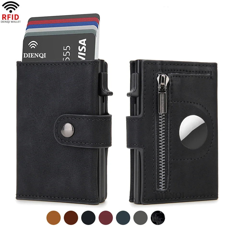 Rfid Leder Airtag Herren Geldb – Card Top Loader Bewertung und Preis
