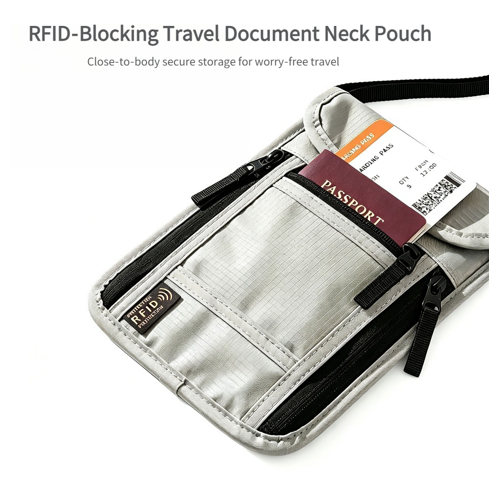Reise-Nackenbörse, RFID-blocki – Card Top Loader Bewertung und Preis